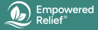 empowered relief white logo